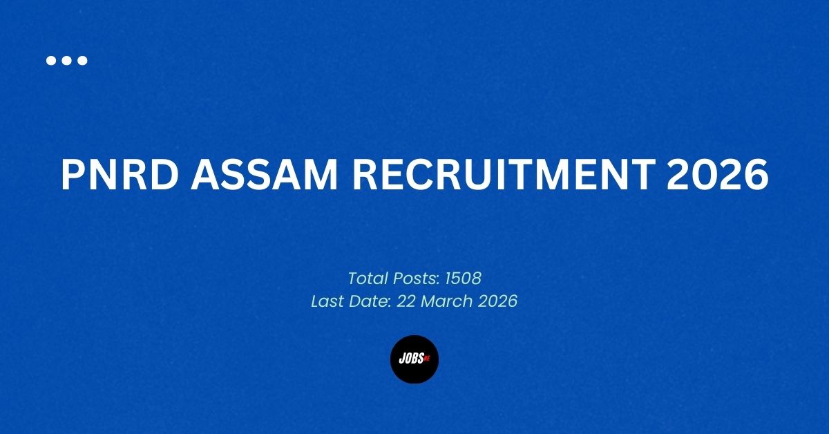 PNRD Assam Recruitment Announcement 2026