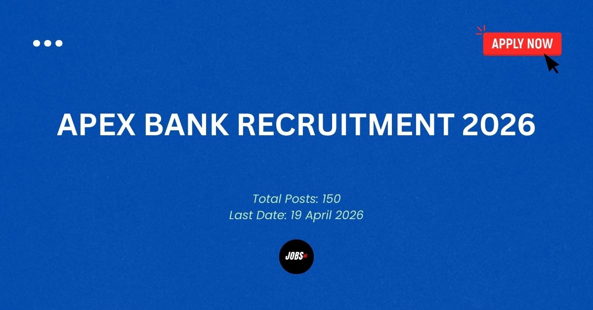 Apex Bank recruitment announcement 2026
