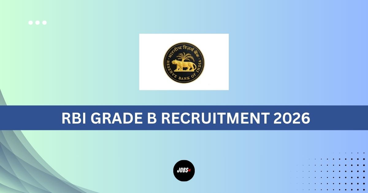rbi grade b recruitment 2026