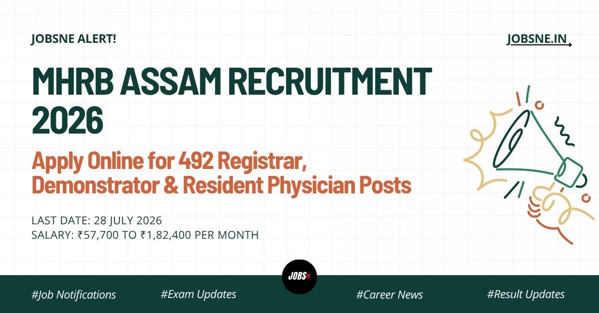 MHRB Assam Recruitment 2026