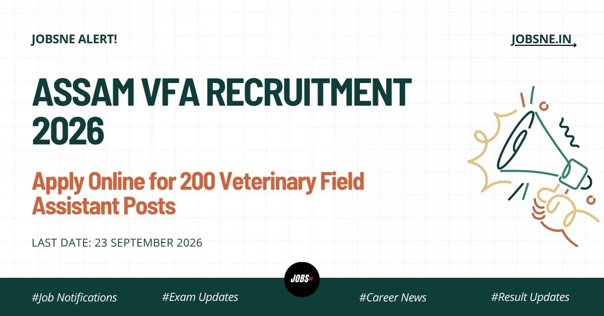 Assam VFA Recruitment 2026